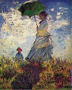 Claude Monet Woman with a Parasol, oil on canvas